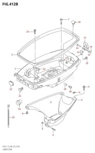 DT9.9 From 00993K-310001 (P36 P40)  2013 drawing LOWER COVER (DT9.9K:P40)