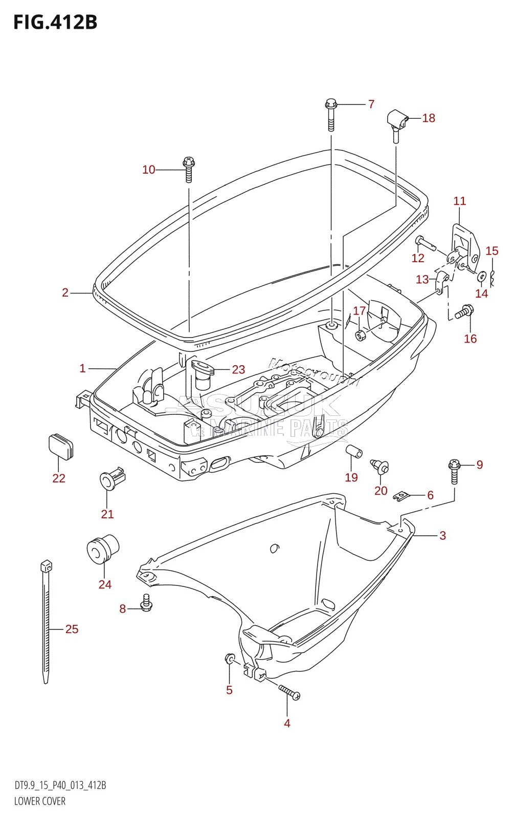 LOWER COVER (DT9.9K:P40)