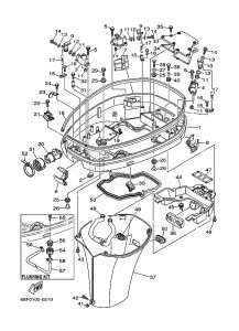 LZ150P drawing BOTTOM-COWLING