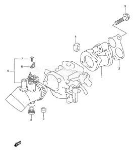 DF9.9 From 00991F-371001 ()  2003 drawing INLET MANIFOLD