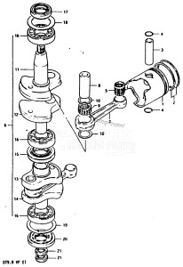 DT9.9 From 00993-512880 ()  1985 drawing CRANKSHAFT