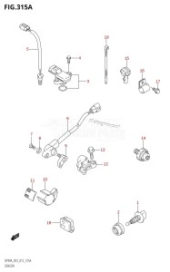 DF80A From 08002F-210001 (E03)  2012 drawing SENSOR