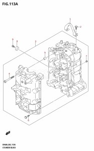 DF50A From 05003F-110001 (E03)  2011 drawing CYLINDER BLOCK