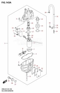 DF100B From 10004F-810001 (E01 E40)  2018 drawing FUEL VAPOR SEPARATOR (E01)