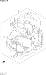 02503F-310001 (2013) 25hp E03-USA (DF25  DF25Q  DF25R) DF25 drawing OPT:GASKET SET