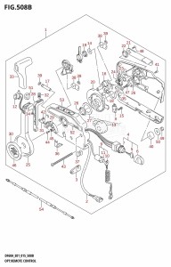 DF40A From 04003F-510001 (E01 E13)  2015 drawing OPT:REMOTE CONTROL (DF40AST:E34)