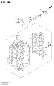 07003F-410001 (2014) 70hp E03-USA (DF70A) DF70A drawing CYLINDER BLOCK