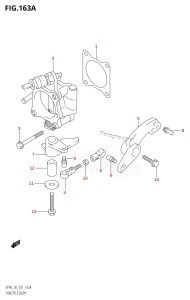 DF50 From 05001F-680001 (E01 E40)  2006 drawing THROTTLE BODY