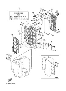 FT50B drawing CYLINDER--CRANKCASE-2