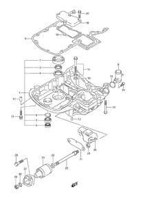 DF 115A drawing Engine Holder