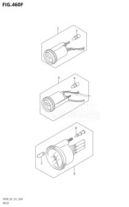 DF70A From 07003F-210001 (E01 E40)  2012 drawing METER (DF90A:E40)