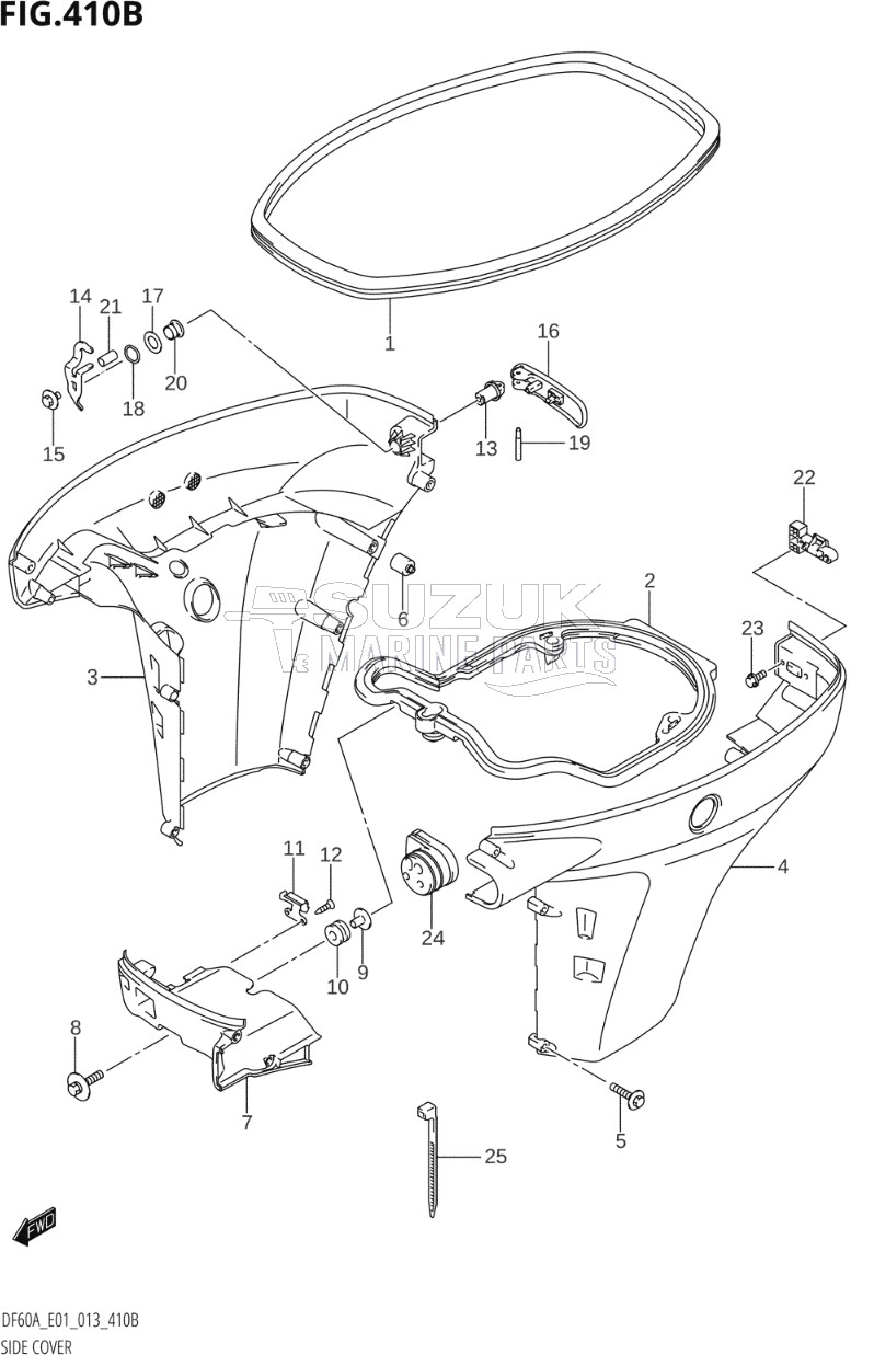 SIDE COVER (DF40AQH:E01)