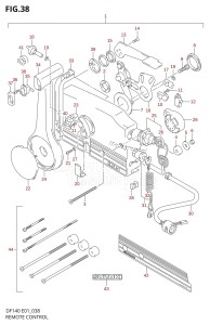 DF140 From 14001Z-510001 (E01 E40)  2005 drawing REMOTE CONTROL