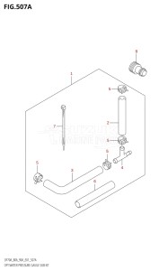 08001F-980001 (2009) 80hp E01 E40-Gen. Export 1 - Costa Rica (DF80ATK10  DF80ATK9  DF80AWTK10) DF80A drawing OPT:WATER PRESSURE GAUGE SUB KIT