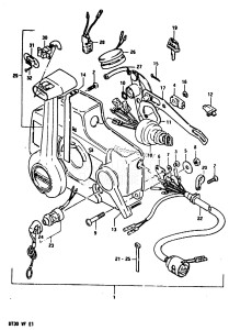 DT30 From 03001-408067 till 411086 ()  1985 drawing OPTIONAL : REMOTE CONTROL