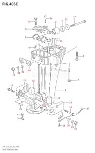 DT15 From 01503K-210001 (P36-)  2012 drawing DRIVE SHAFT HOUSING (DT9.9K:P36)