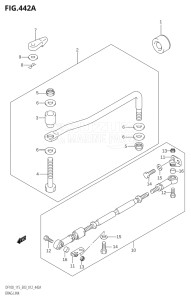 11502F-110001 (2011) 115hp E03-USA (DF115T) DF115T drawing DRAG LINK