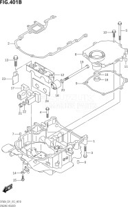 04003F-210001 (2012) 40hp E01-Gen. Export 1 (DF40AQH  DF40AT) DF40A drawing ENGINE HOLDER (DF40AQH:E01)