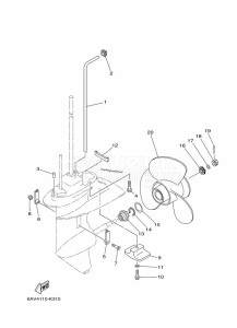 FT9-9LEP drawing PROPELLER-HOUSING-AND-TRANSMISSION-2