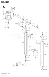 14002Z-110001 (2011) 140hp E01 E40-Gen. Export 1 - Costa Rica (DF140WZ  DF140Z) DF140 drawing FUEL INJECTOR (DF140T,DF140Z)