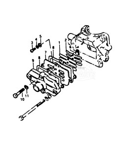 DT5 From d-10001 ()  1983 drawing REED VALVE