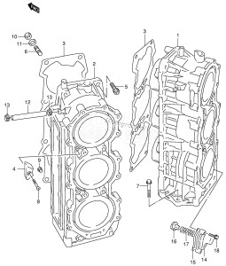 DT150 From 15003-371001 ()  2003 drawing CYLINDER (DT150(S) /​ 200)