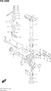 02504F-510001 (2005) 25hp P03-U.S.A (DF25A  DF25AQ  DF25AR  DF25AT  DF25ATH) DF25A drawing SWIVEL BRACKET (DF25AQ:P03)