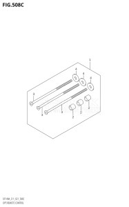 11503F-140001 (2021) 115hp E11 E40-Gen. Export 1-and 2 (DF115AT) DF115A drawing OPT:REMOTE CONTROL (E03)