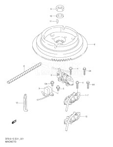 DF15 From 01501F-251001 ()  2002 drawing MAGNETO