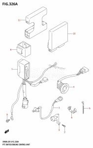 DF60A From 06002F-310001 (E01 E40)  2013 drawing PTT SWITCH /​ ENGINE CONTROL UNIT (DF40A:E01)