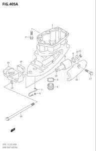 11501F-680001 (2006) 115hp E03-USA (DF115TK6  DF115TK7  DF115WTK7) DF115T drawing DRIVE SHAFT HOUSING