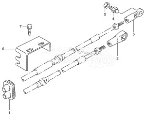 DT40 From 04003K-371001 ()  2003 drawing REMOCON CABLE HOLDER (DT40WR)