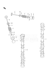 DF 140A drawing Camshaft