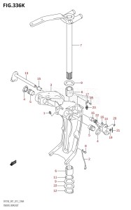 DF225Z From 22503Z-210001 (E01 E40)  2012 drawing SWIVEL BRACKET (DF250T:E40:(X-TRANSOM,XX-TRANSOM))