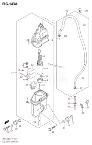 DF175T From 17502F-410001 (E03)  2014 drawing FUEL VAPOR SEPARATOR