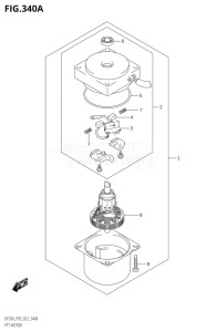 00995F-240001 (2022) 9.9hp E03 P03-USA (DF9.9B  DF9.9B    DF9.9BT  DF9.9BT    DF9.9BTH) DF9.9B drawing PTT MOTOR (SEE NOTE)