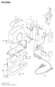 DF70 From 07001F-371001 (E03)  2003 drawing OPT:REMOTE CONTROL ASSY SINGLE (1) (K5,K6,K7,K8,K9)