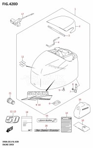 DF50A From 05004F-610001 (E03)  2016 drawing ENGINE COVER (DF50AVT:E03)