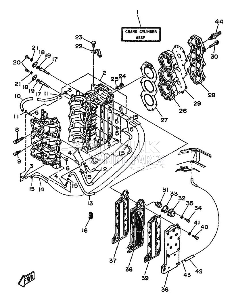 CYLINDER--CRANKCASE