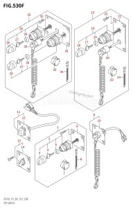 DF115Z From 11502Z-210001 (E01 E40)  2012 drawing OPT:SWITCH (DF115Z:E40)