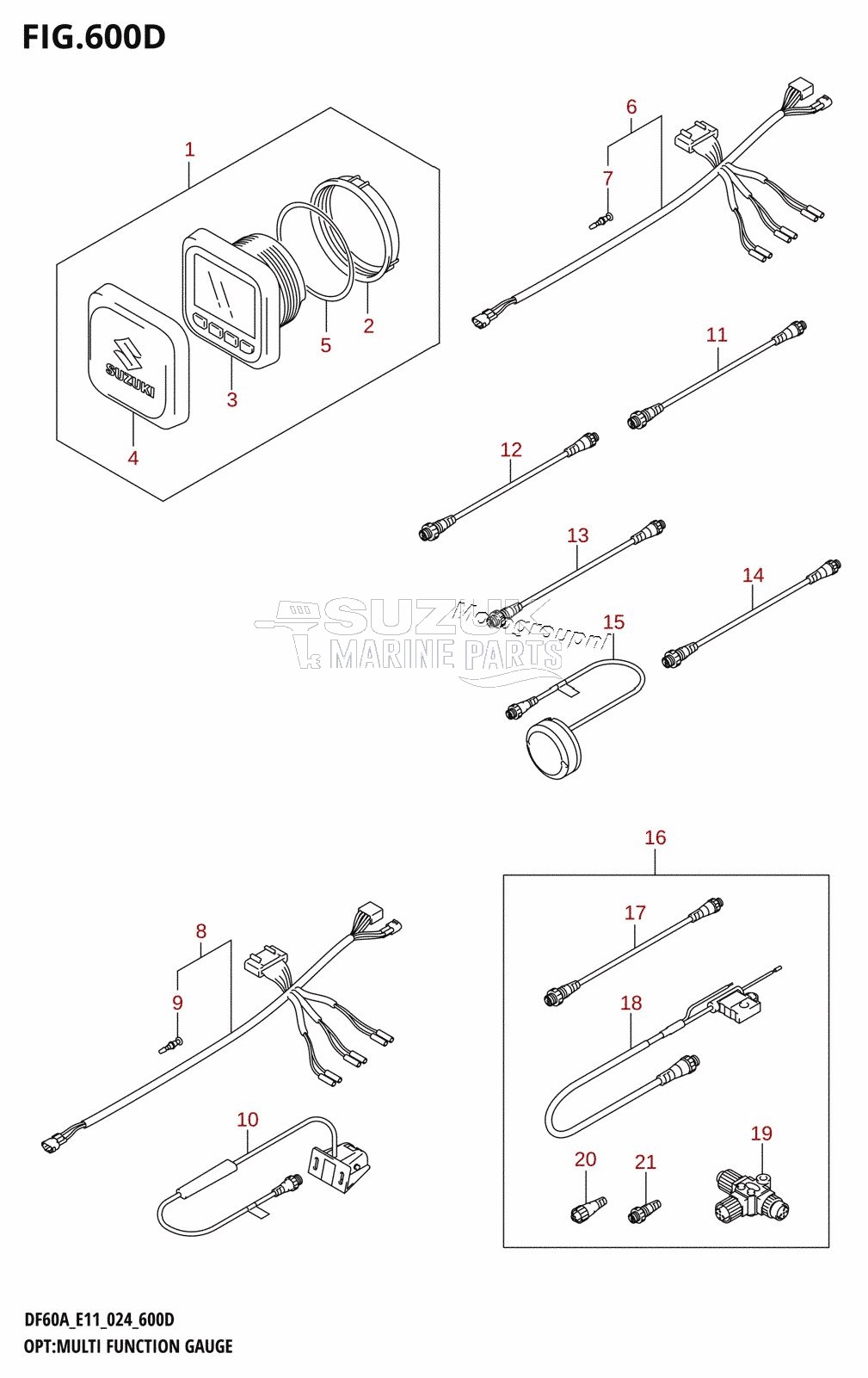 OPT:MULTI FUNCTION GAUGE ((DF40A,DF40AST,DF50A,DF50AVT,DF60A,DF60AVT,DF40ASVT):(E03,E11,E34))