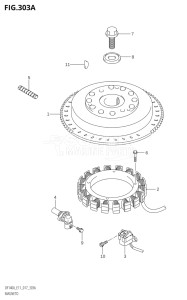 11503Z-710001 (2017) 115hp E11 E40-Gen. Export 1-and 2 (DF115AZ) DF115AZ drawing MAGNETO