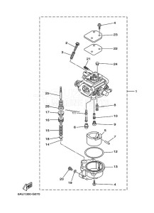 FT9-9G drawing CARBURETOR