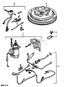 DT25 From 02501K-461001 ()  1997 drawing OPTIONAL : ELECTRICAL (FOR MANUAL STARTER)