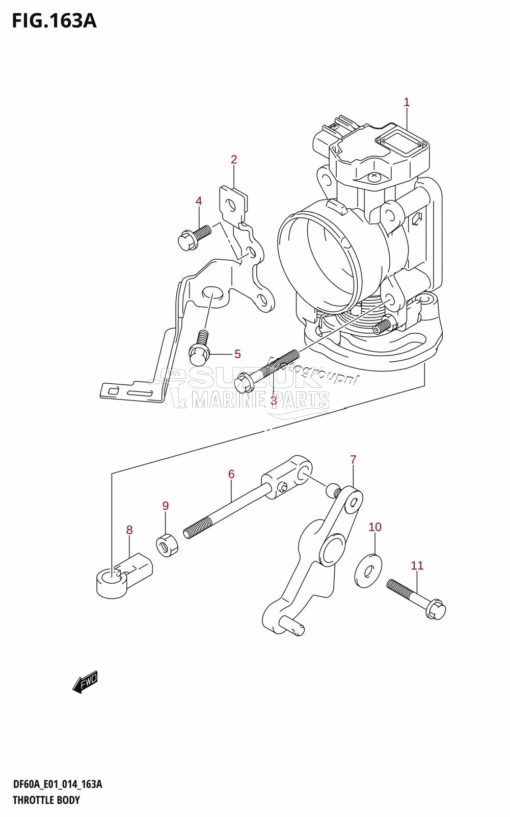 THROTTLE BODY (DF40A:E01)