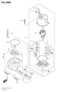 DF140A From 14003F-510001 (E40)  2015 drawing PTT MOTOR (DF140AT:E40)