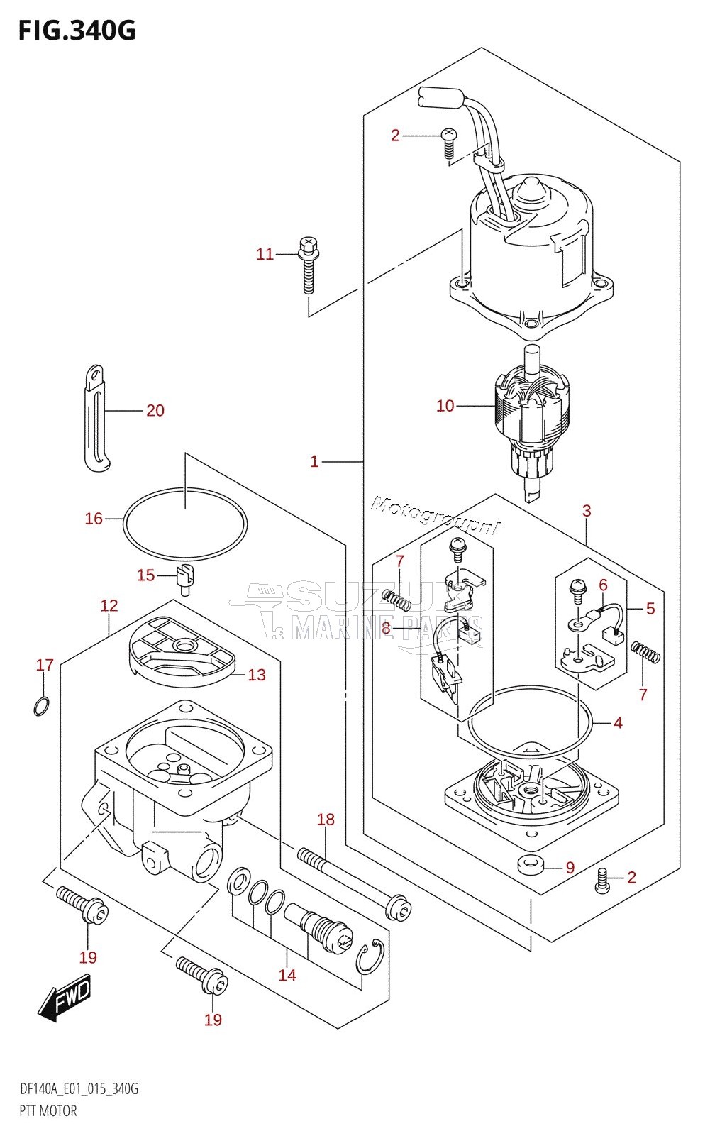 PTT MOTOR (DF140AT:E40)