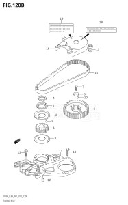 00801F-210001 (2012) 8hp P01-Gen. Export 1 (DF8A  DF8AR) DF8A drawing TIMING BELT (DF8AR:P01)