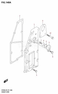 DF200A From 20003F-710001 (E01 E40)  2017 drawing EXHAUST COVER