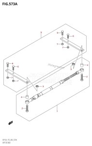 DF150Z From 15001Z-880001 (E03)  2008 drawing OPT:TIE ROD